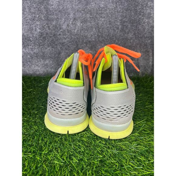 Nike Free 5.0 Running Shoes Women’s US 8.5 Gray Neon Green Orange - Picture 4 of 8